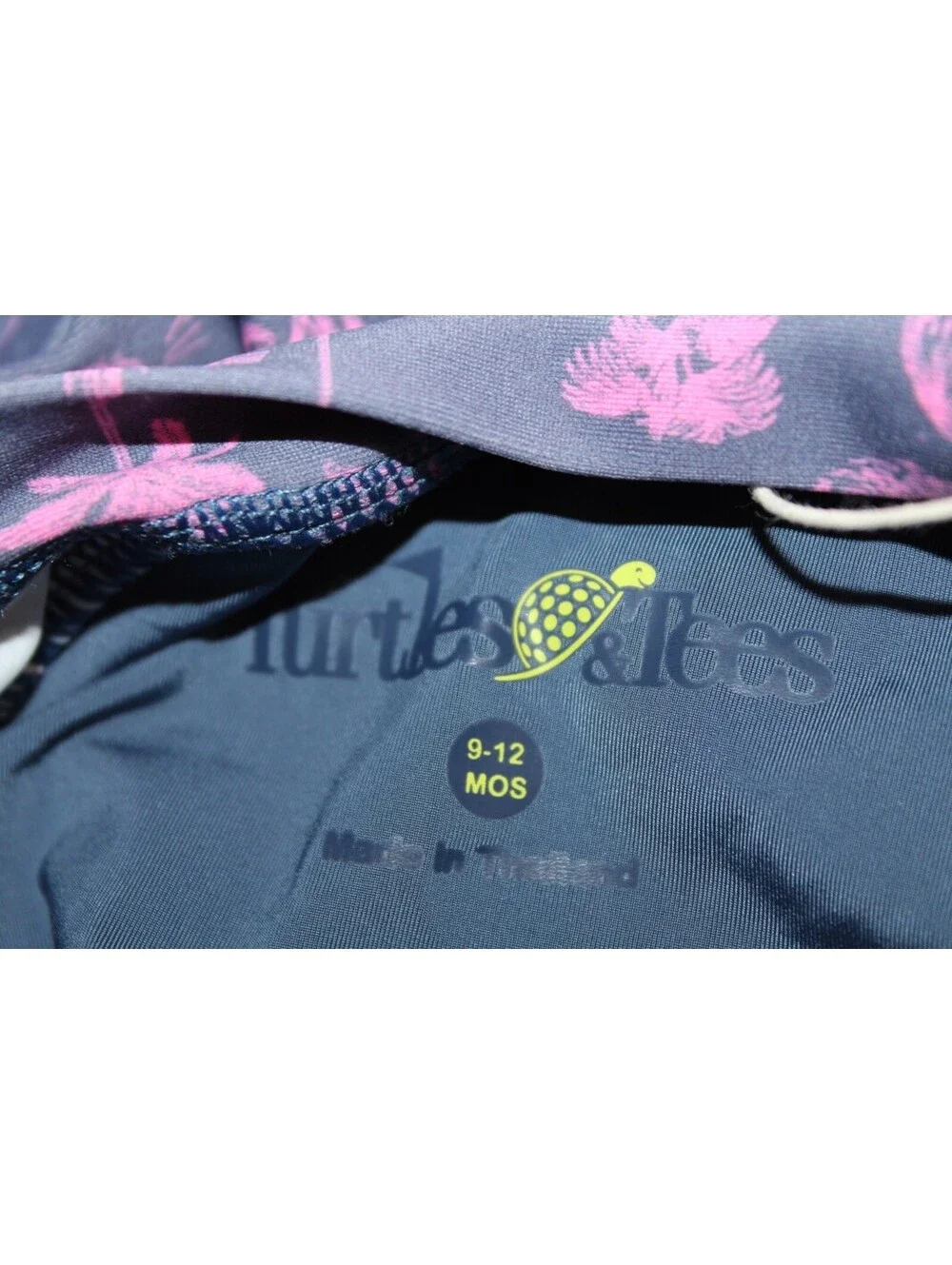 NEW Turtles & Tees Girls Koastal Long Sleeve Swimsuit Club Life (9-12 Months)